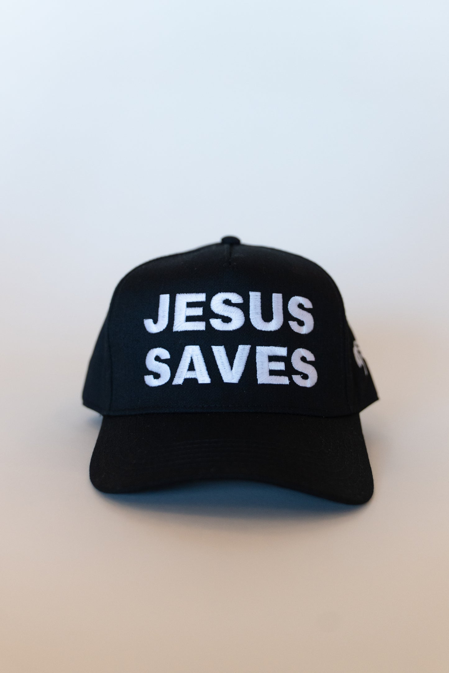 Jesus Saves Hat- Black